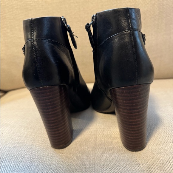 Tory Burch booties black leather W 7.5 - Picture 3 of 5